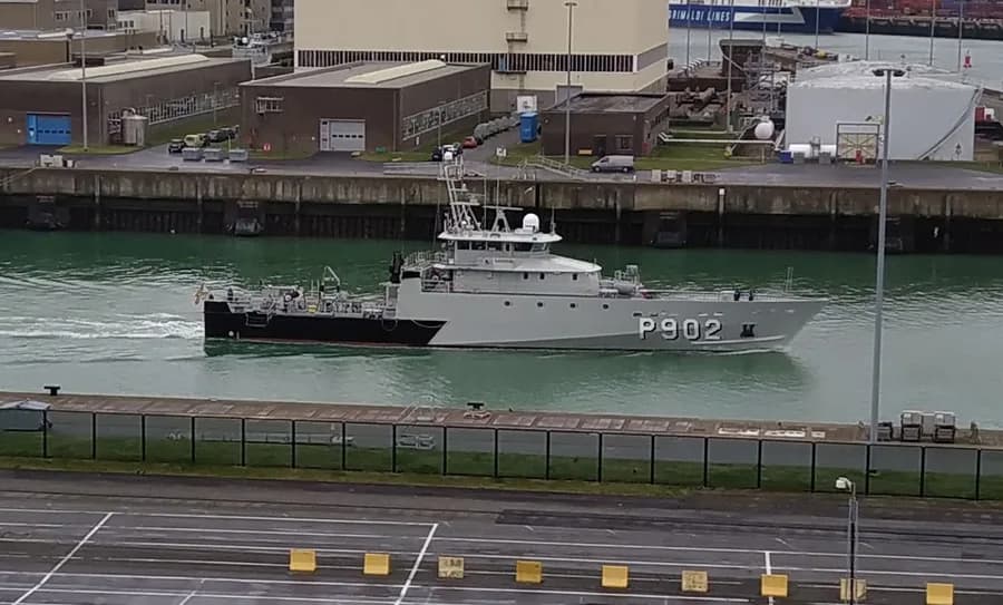 Belgian patrol vessel Pollux